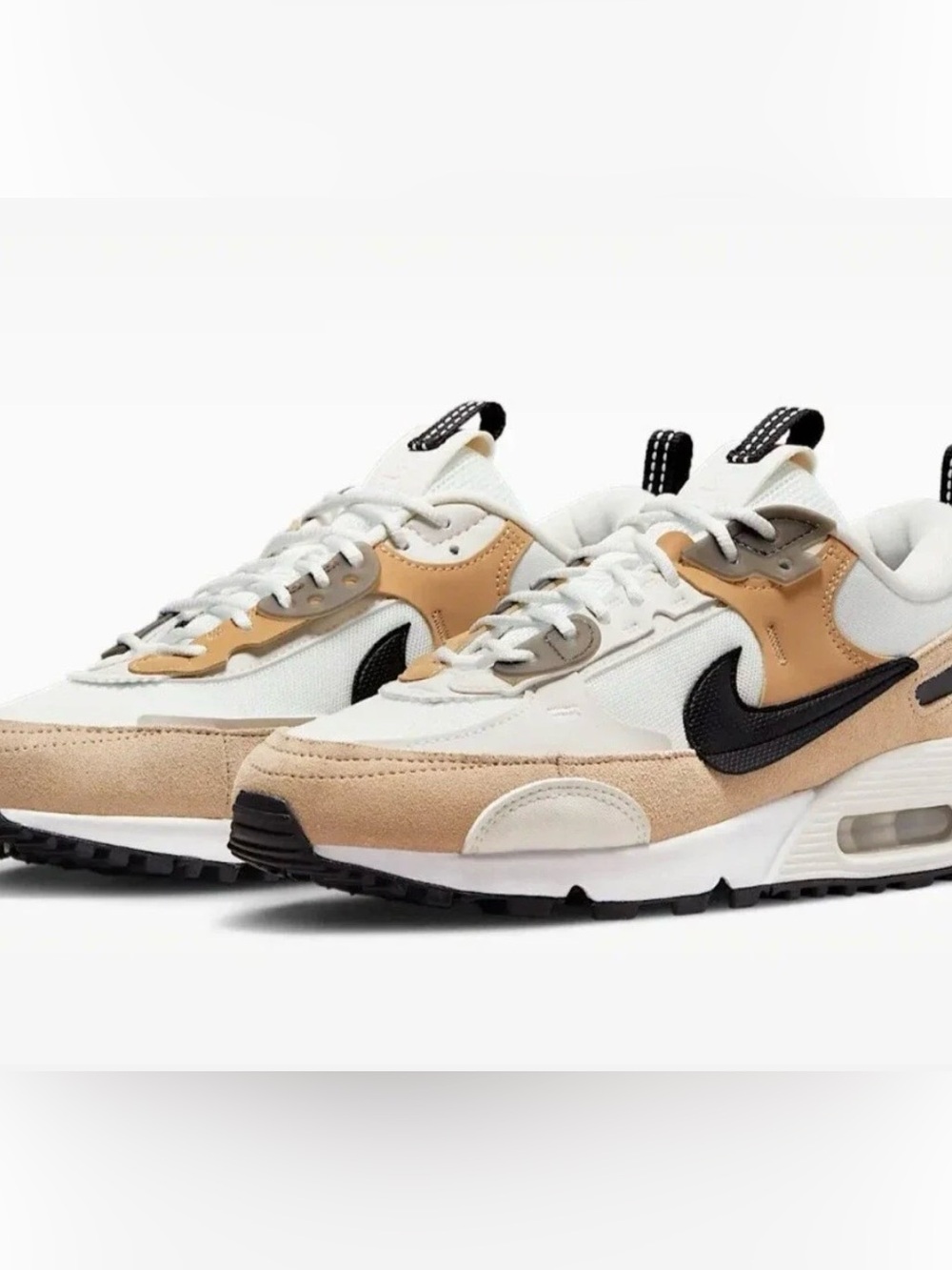 Nike Women’s Air Max 90 Futura,Phantom/Hemp/Sanddrift/Black